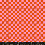 Ruby Star Society - 1 800 Calico - Checkers - Warm Red
