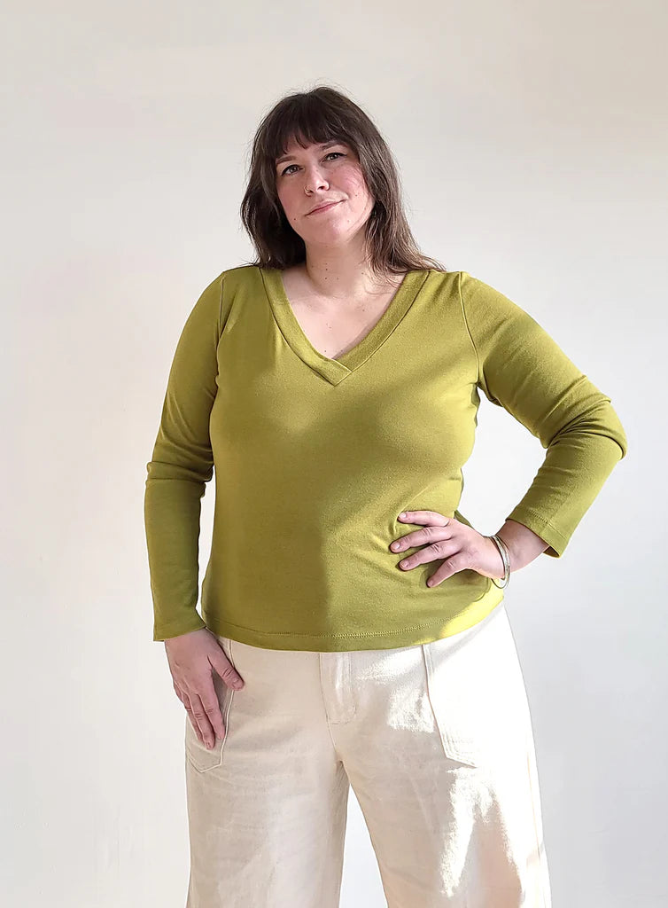 Base Collection 07 Sewing Pattern Sew House Seven - Skyline Tee - PDF and Printed Pattern | Bolt Fabric ...
