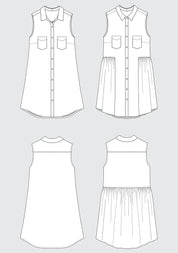 Grainline - Alder Shirtdress - Various Sizes