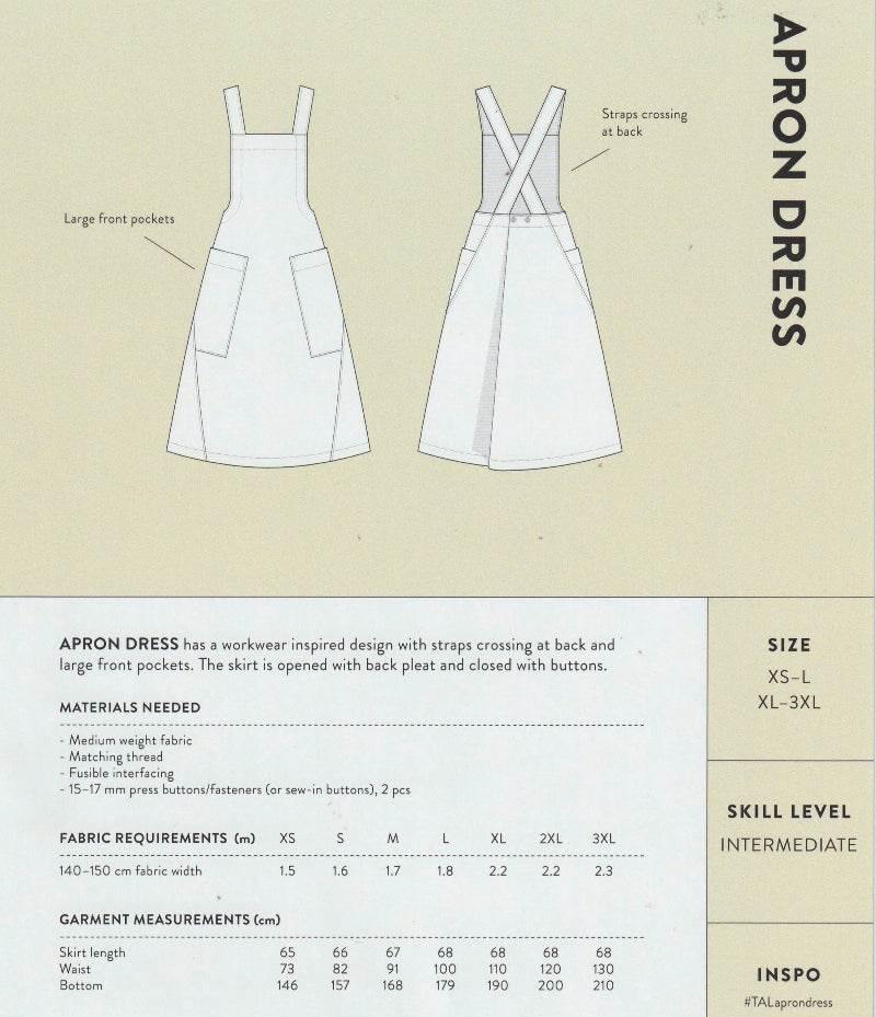 The Assembly Line - Apron Dress XS-3XL