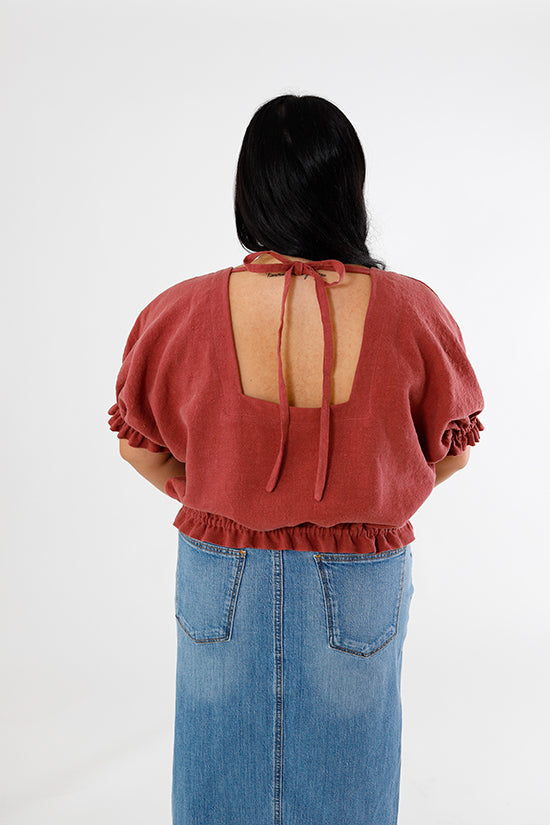 Chalk and Notch - Aria Top