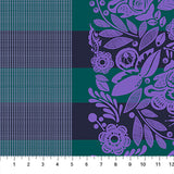 SALE - Anna Maria Textiles - Perennial Borders - Wide Back - Ocean