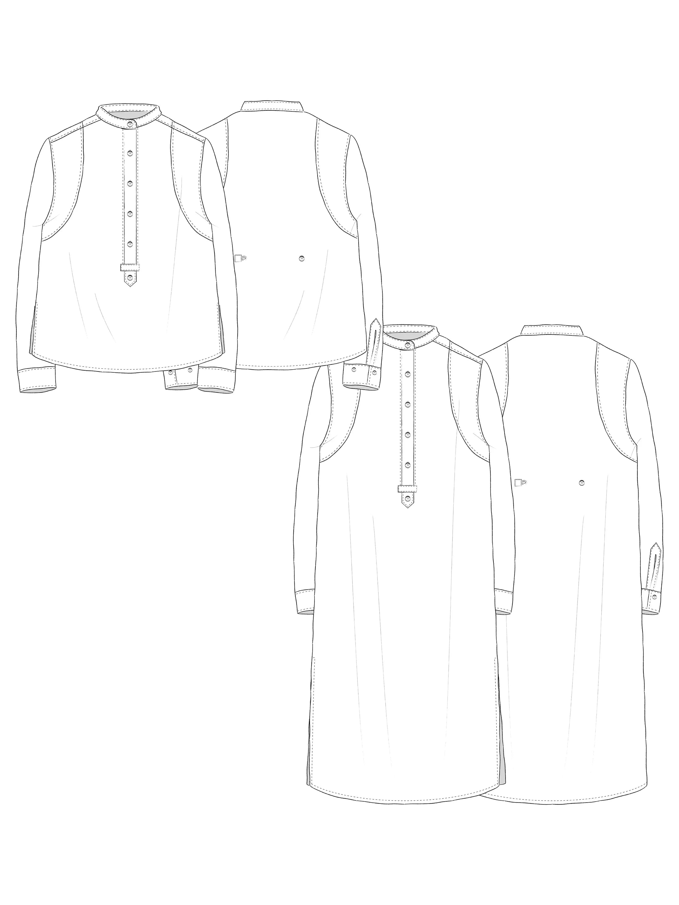 Daughter Judy - Bonnet Shirt - PDF and Printed Pattern