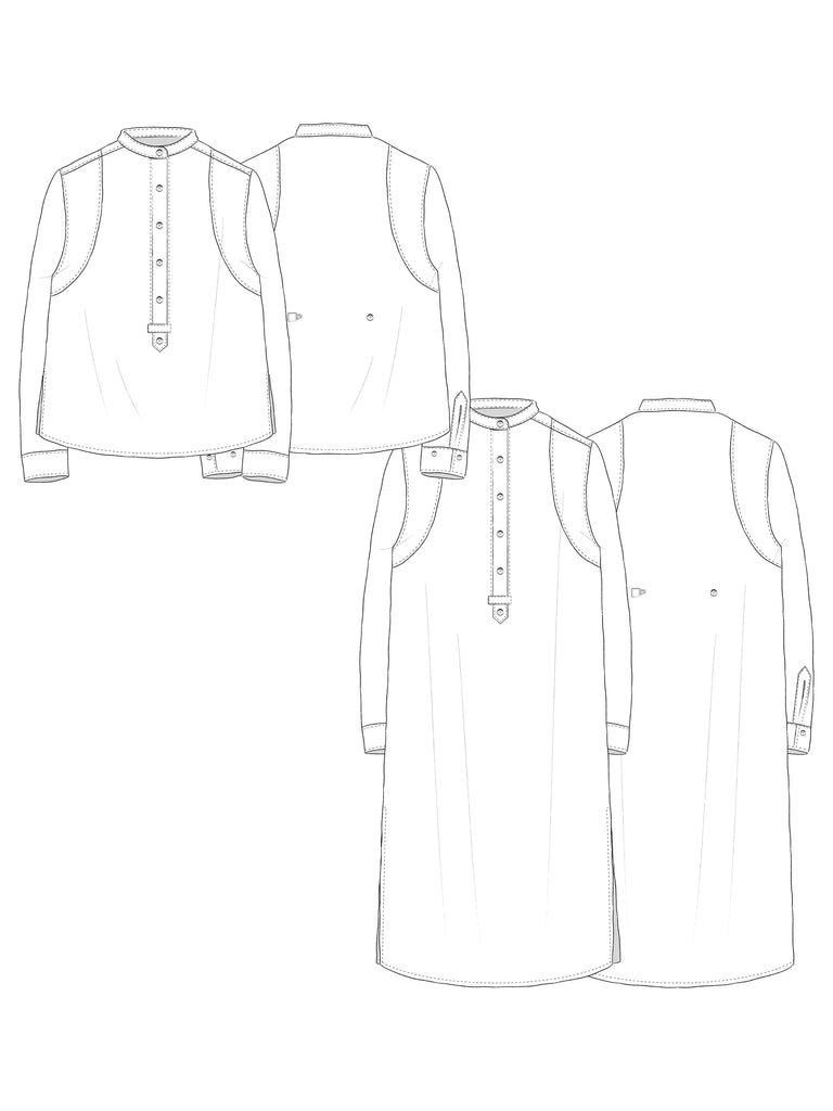 Daughter Judy - Bonnet Shirt - PDF and Printed Pattern