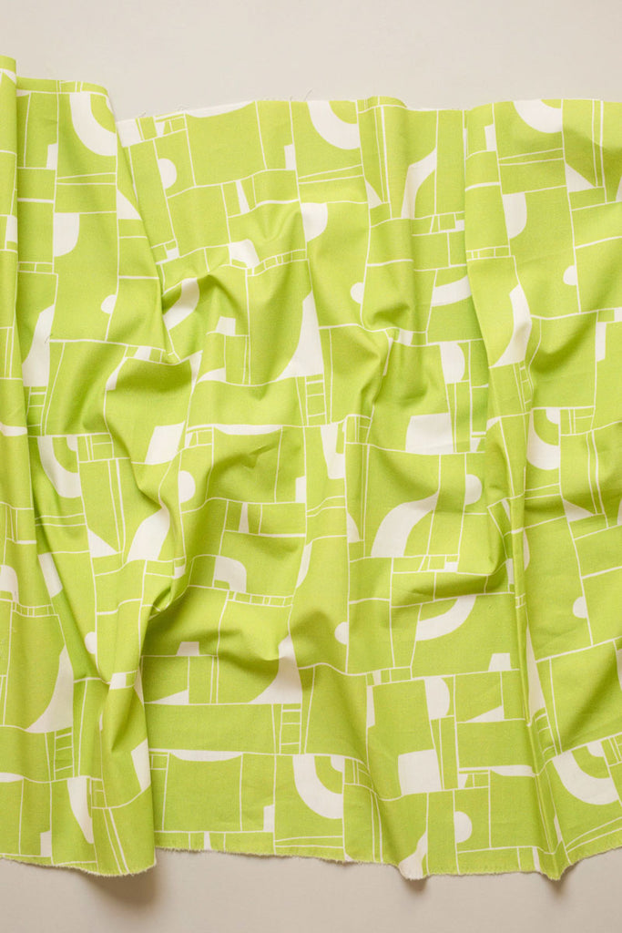 Mind the Maker - Cotton Poplin - Offroad - Lime