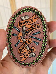 Nomad Patches - Embroidered Patch - Badly Broken Bones Club