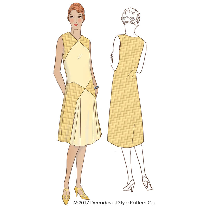 Decades of Style - #2005 1920s Baltimore Dress - PDF and Printed Pattern