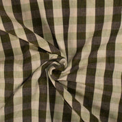 Beige Black and Olive Check
