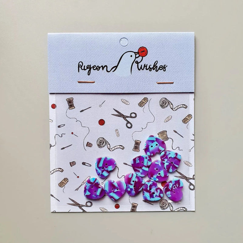 Pigeonwishes - 17mm Button Set - Various Colors