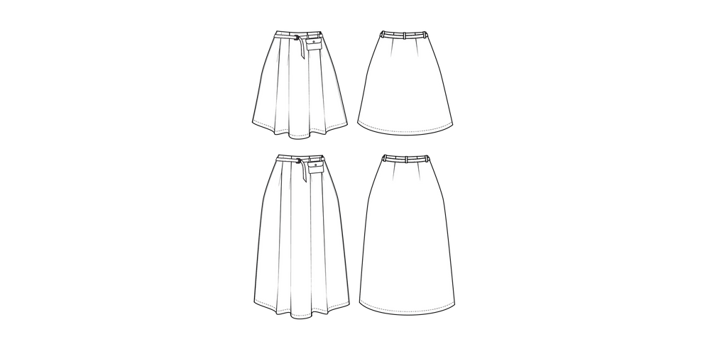 Friday Pattern Company - Bernadette Skirt