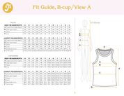 Paradise Patterns - Blomma Tank - PDF and Printed Pattern