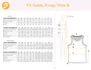 Paradise Patterns - Blomma Tank - PDF and Printed Pattern