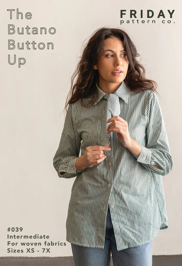 Friday Pattern Company - Butano Buttonup - Size XS-7X