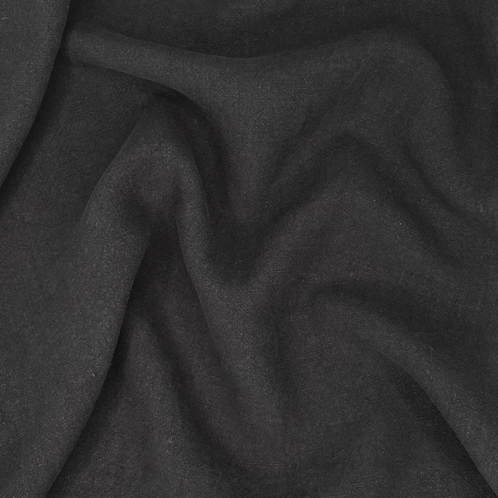 Cairo Washed Linen - Black