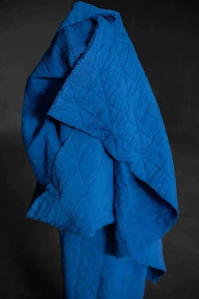 Merchant & Mills - Cotton Jacquard - Blue Pop