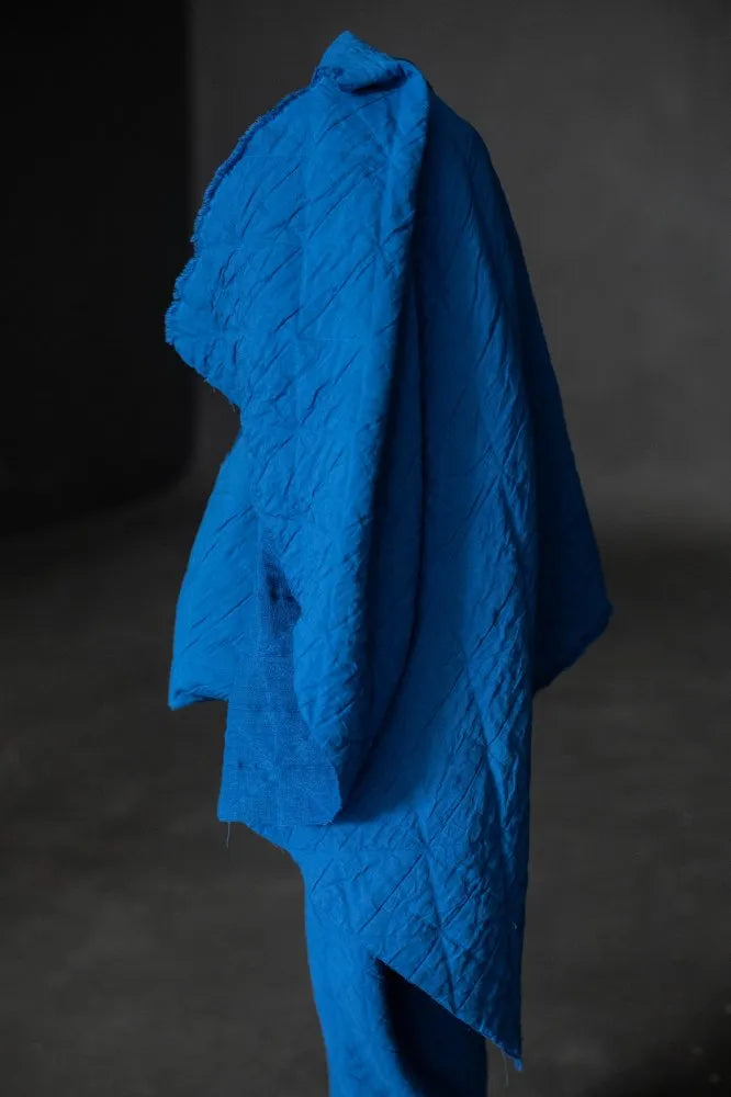 Merchant & Mills - Cotton Jacquard - Blue Pop