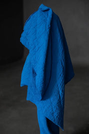 Merchant & Mills - Cotton Jacquard - Blue Pop