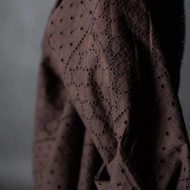 Burrow Eyelet Indian Cotton - Merchant & Mills Burrow Eyelet Indian Cotton - Merchant & Mills