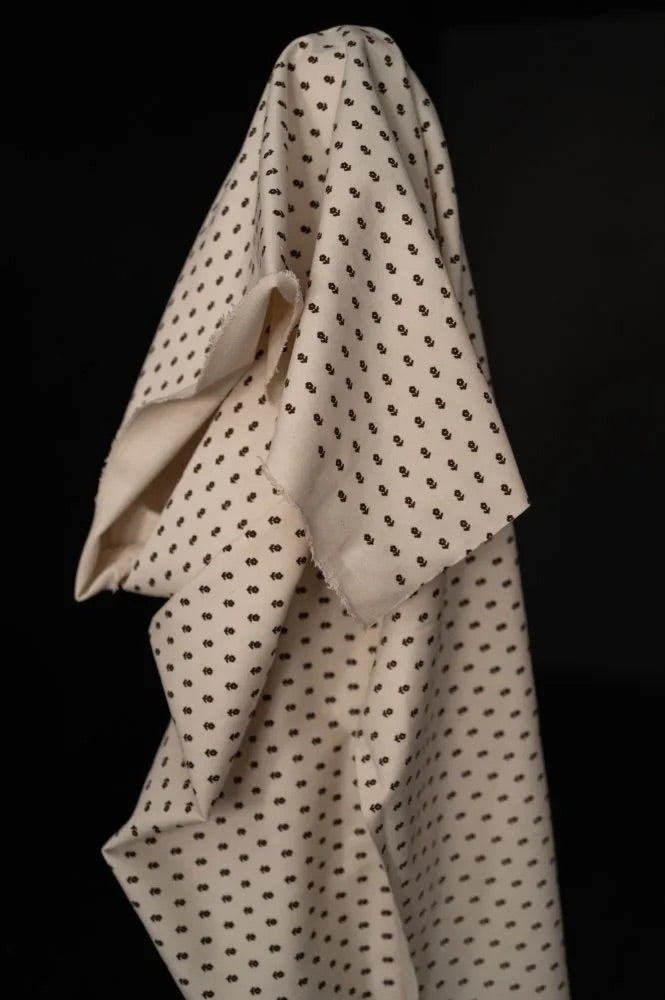 Merchant & Mills - Ditsy Canvas - Choc Drop
