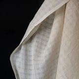 Merchant & Mills - Indian Cotton - Sheer Natural Chequered Stripe