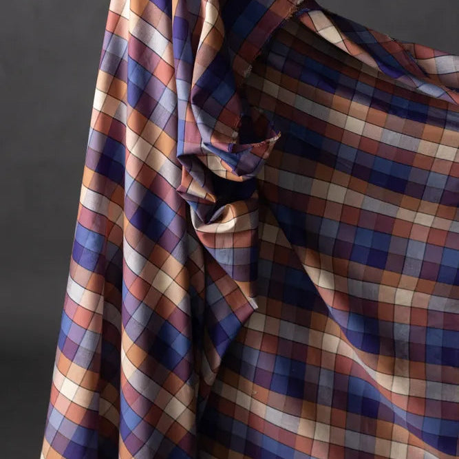 Magritte Check Indian Organic Cotton - Merchant & Mills Magritte Check Indian Organic Cotton - Merchant & Mills