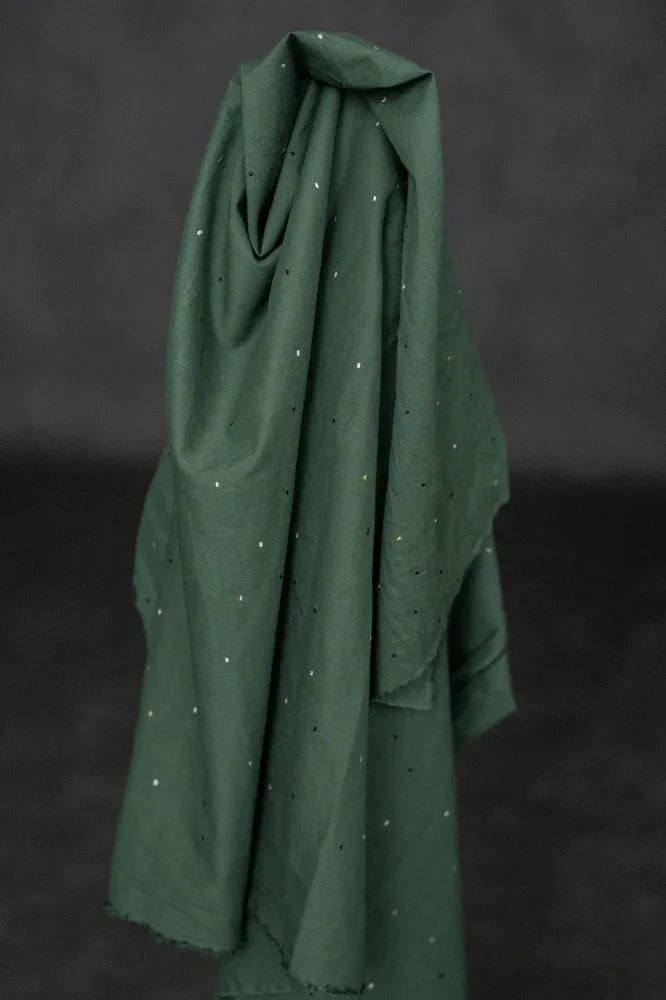 Merchant & Mills - Embroidered Indian Cotton - Pisces Spot
