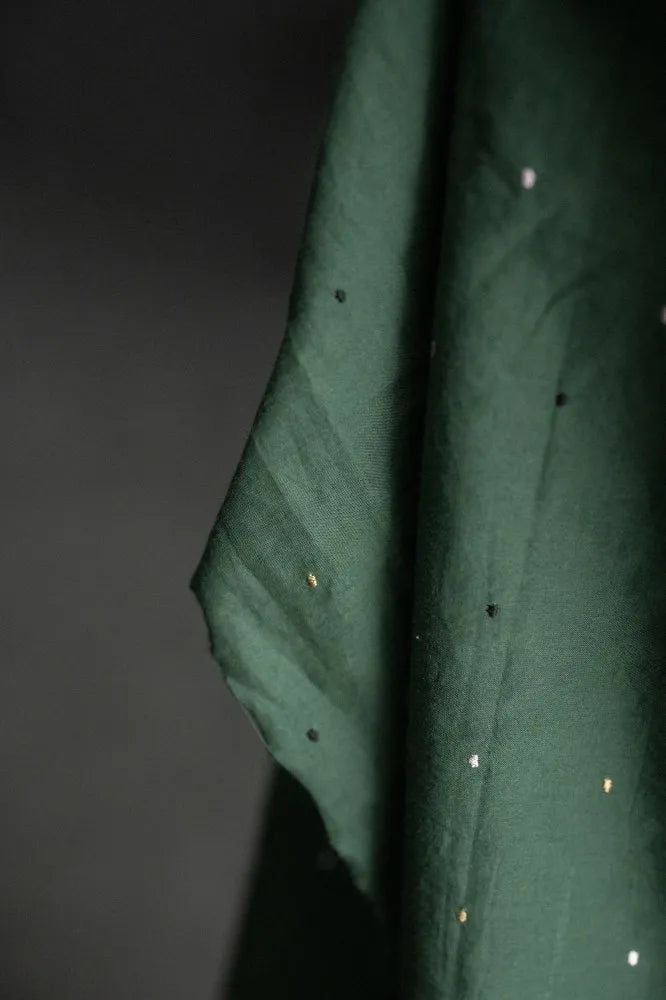 Merchant & Mills - Embroidered Indian Cotton - Pisces Spot