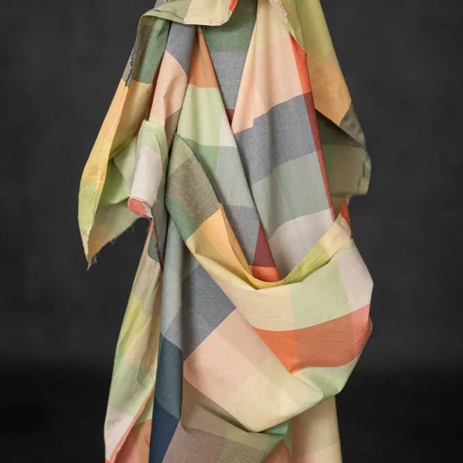 Merchant & Mills - Yarn-Dyed Cotton - Watercolor Check - Pixel