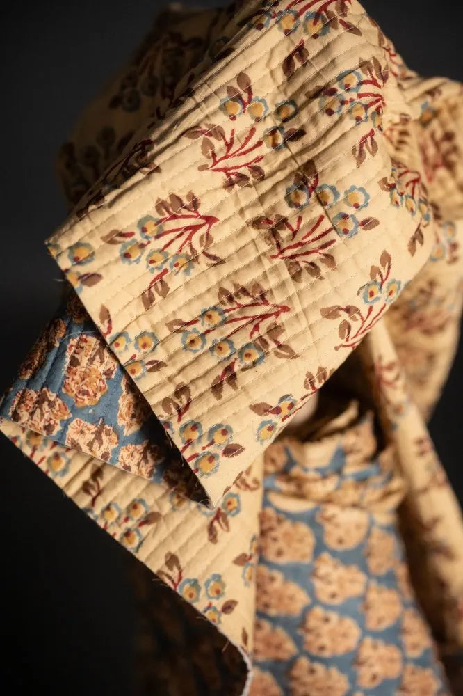 Merchant & Mills - Quilted Indian Block Print - Loopy - Dilly/Little Shrew