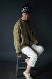 Merchant & Mills - Cotton Jacquard - Rushes Green