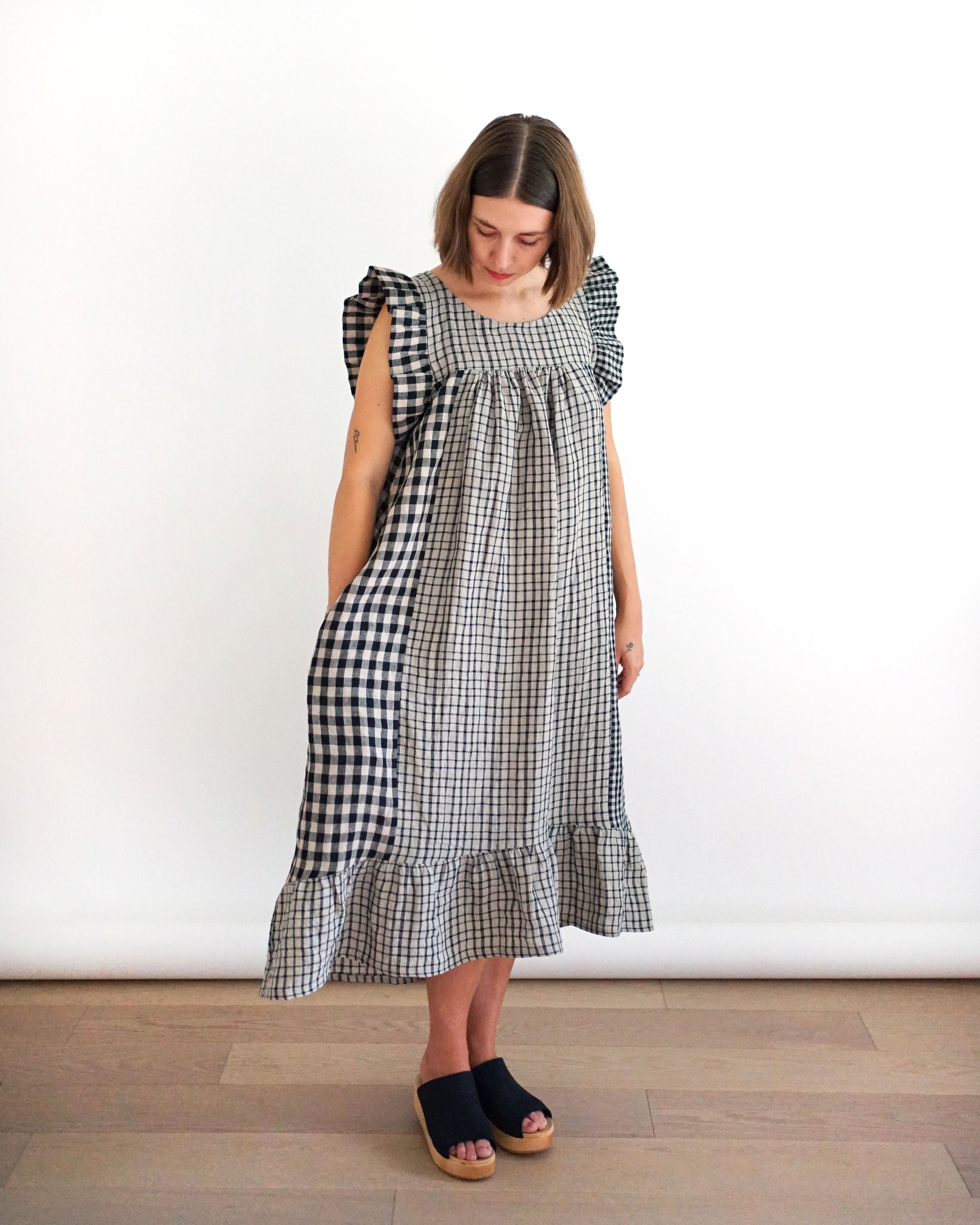 Matchy Matchy Sewing Club - Champagne Field Dress - PDF and Printed Pattern