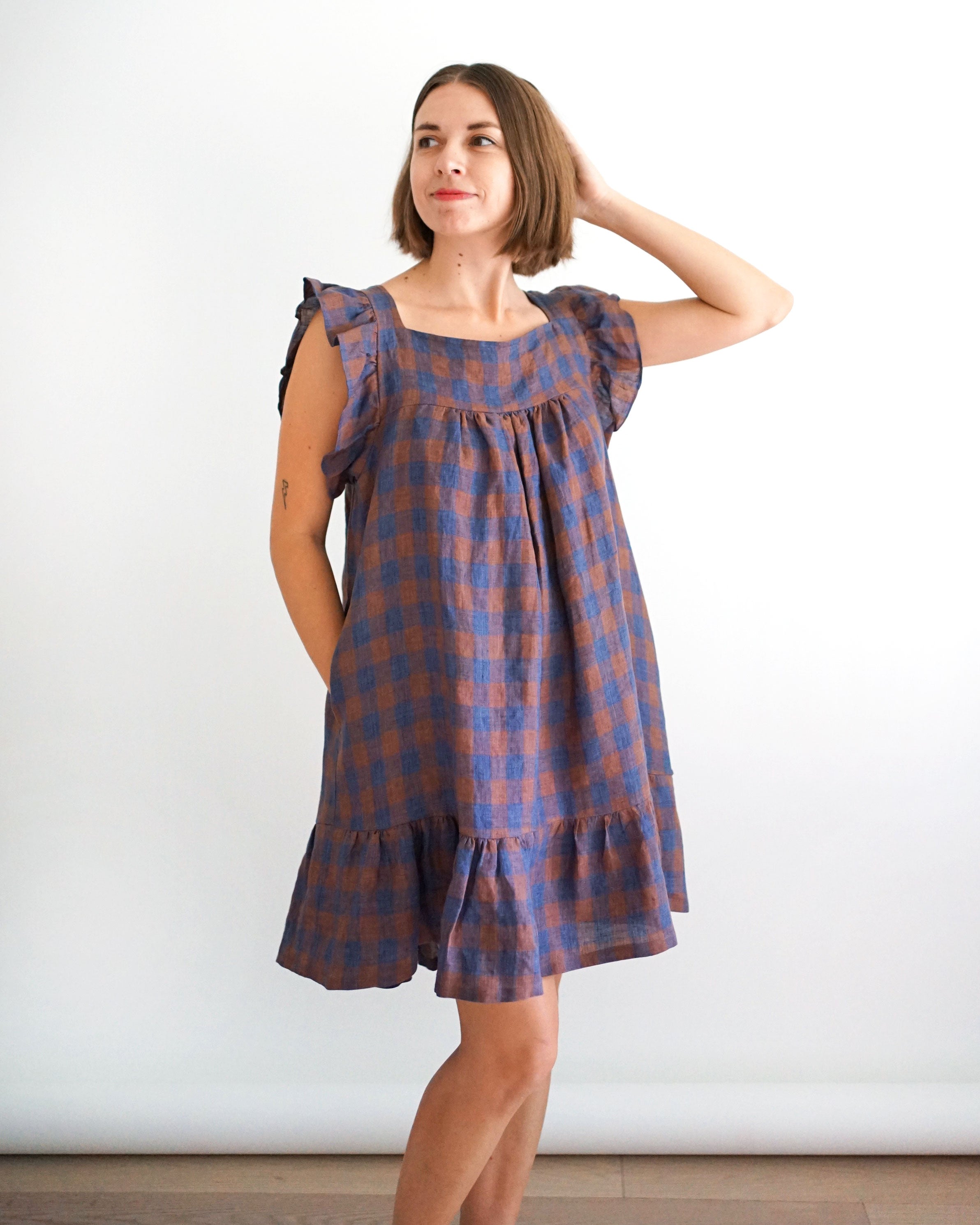 Matchy Matchy Sewing Club - Champagne Field Dress - PDF and Printed Pattern