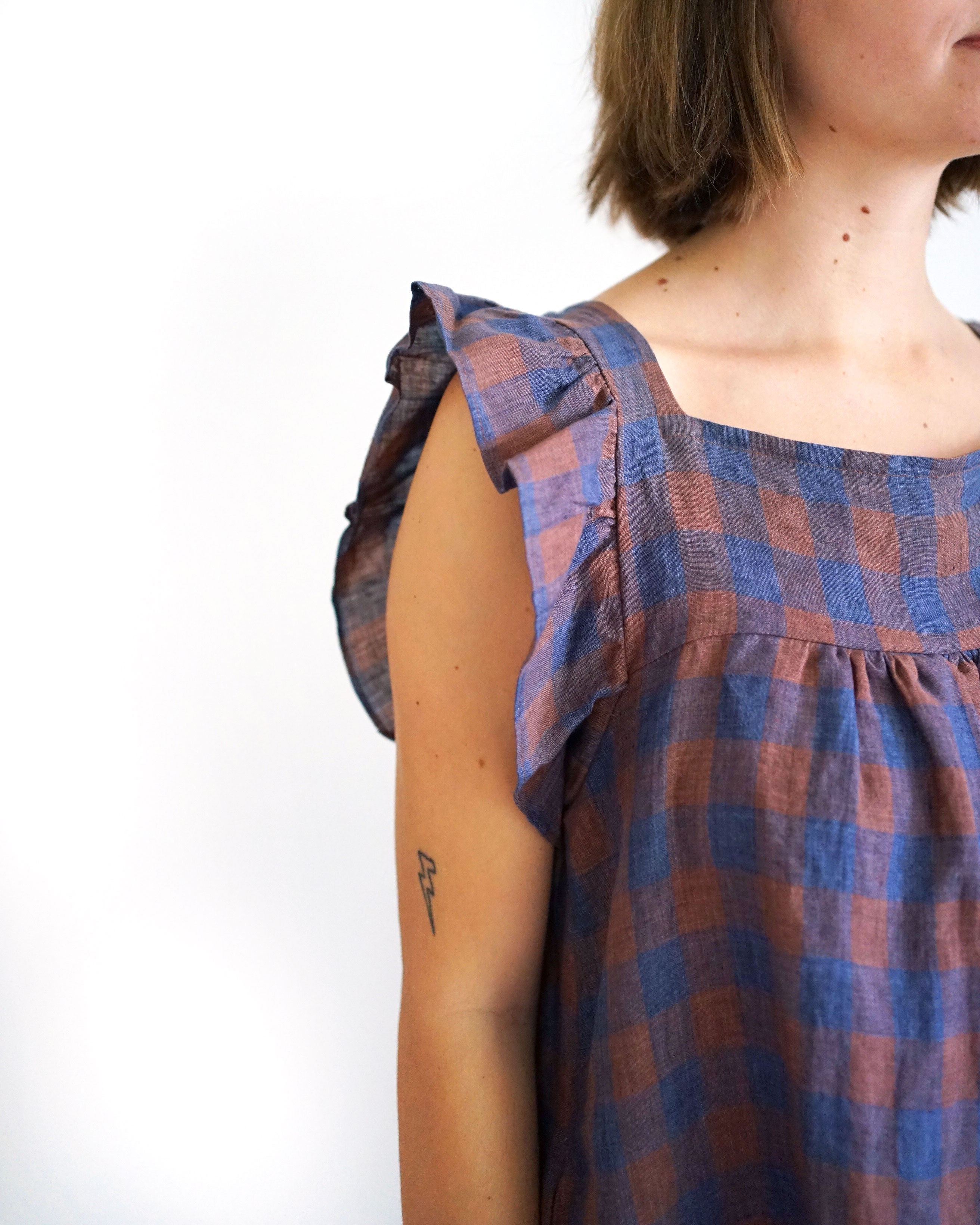 Matchy Matchy Sewing Club - Champagne Field Dress - PDF and Printed Pattern