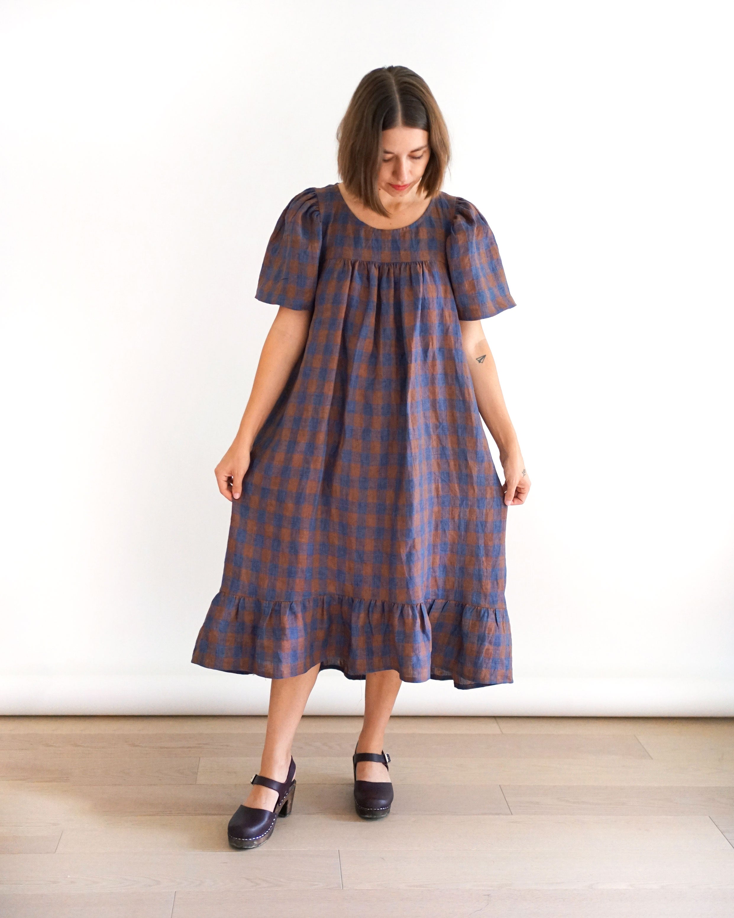Matchy Matchy Sewing Club - Champagne Field Dress - PDF and Printed Pattern