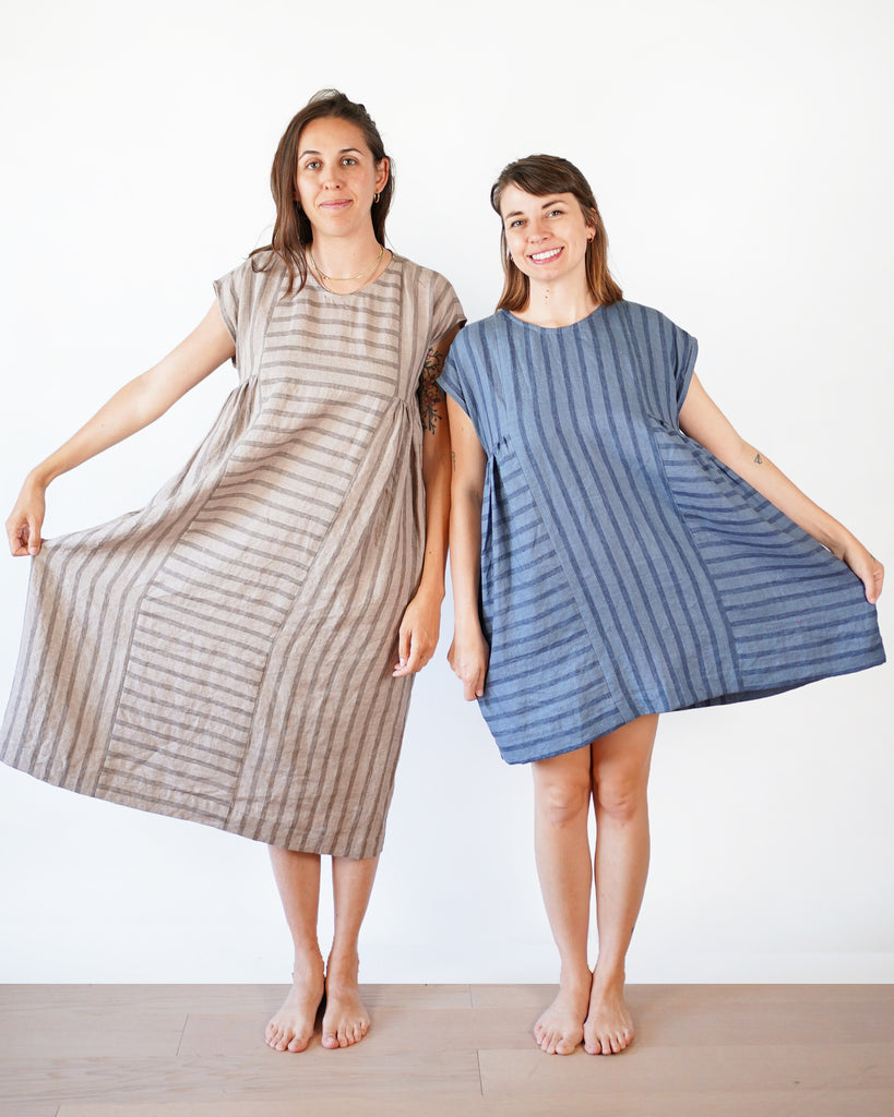 Matchy Matchy Sewing Club - Collage Gather Dress - PDF and Printed Pattern