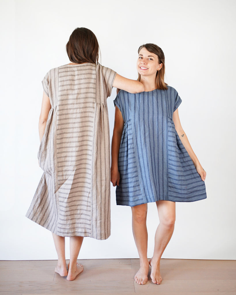 Matchy Matchy Sewing Club - Collage Gather Dress - PDF and Printed Pattern