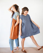 Matchy Matchy Sewing Club - Collage Gather Dress - PDF and Printed Pattern