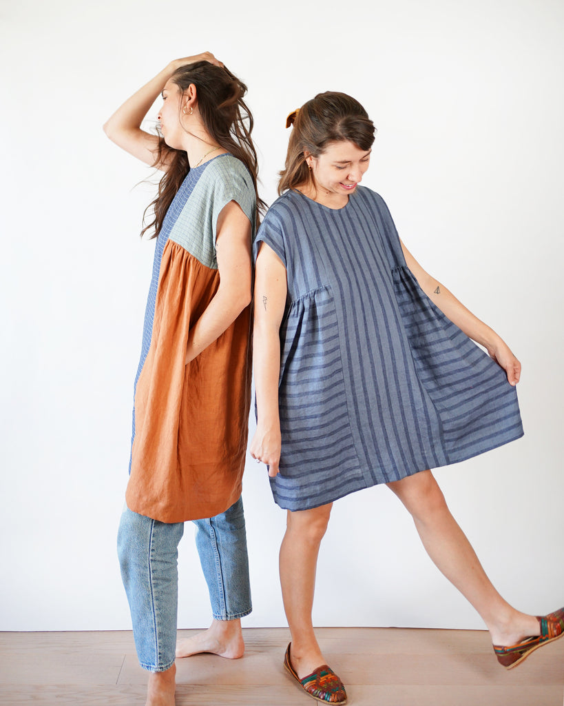 Matchy Matchy Sewing Club - Collage Gather Dress - PDF and Printed Pattern