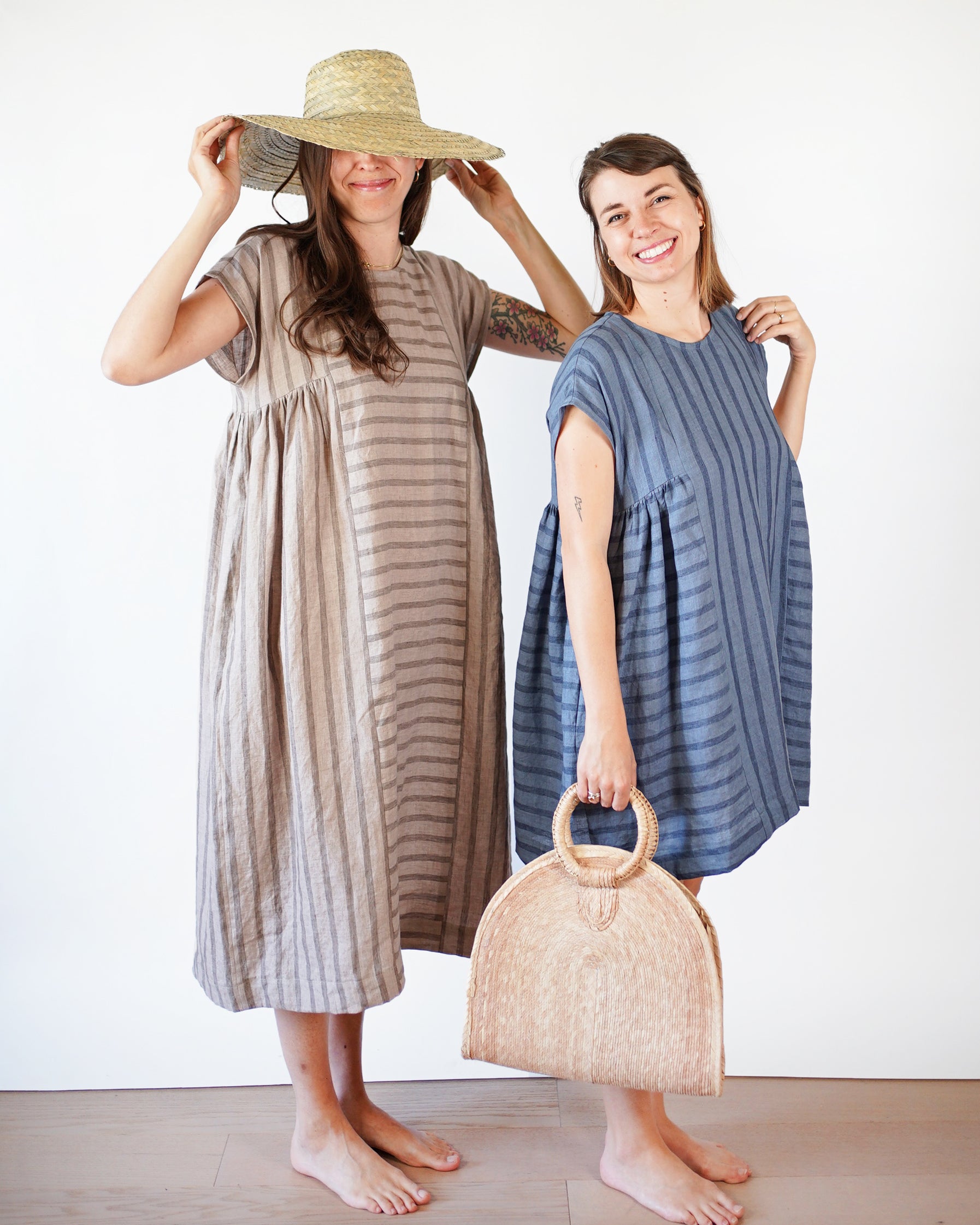Matchy Matchy Sewing Club - Collage Gather Dress - PDF and Printed Pattern