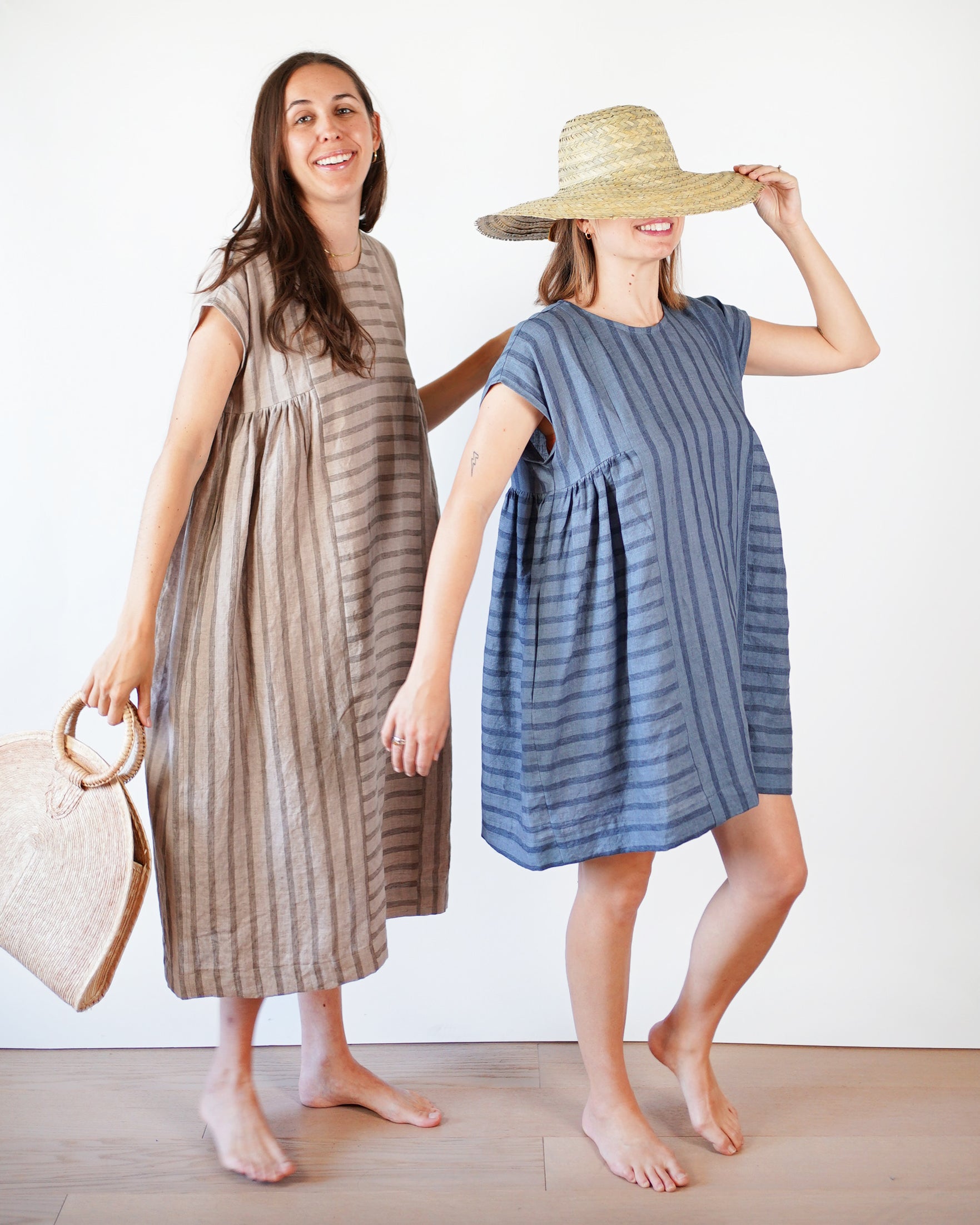 Matchy Matchy Sewing Club - Collage Gather Dress - PDF and Printed Pattern