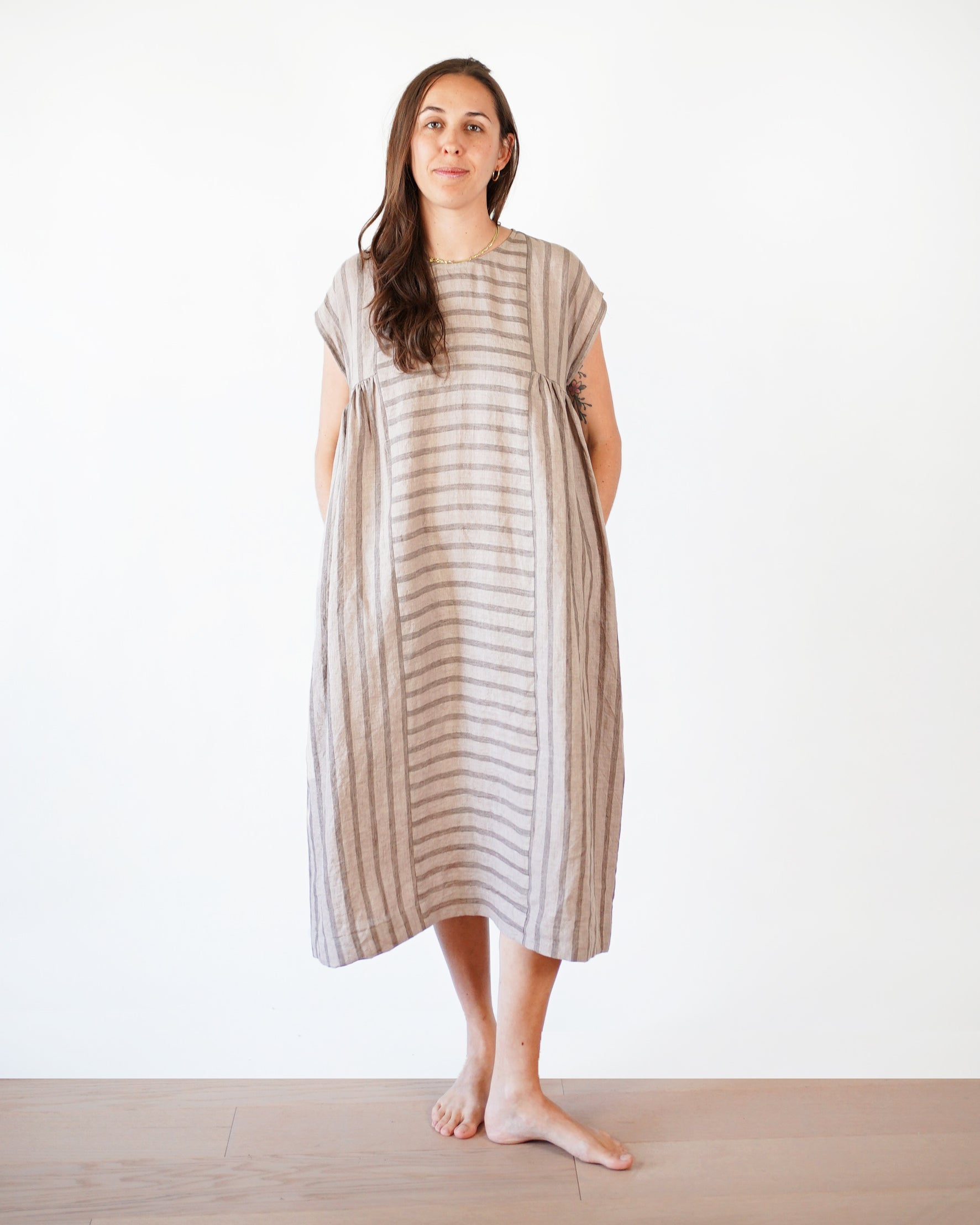 Matchy Matchy Sewing Club - Collage Gather Dress - PDF and Printed Pattern