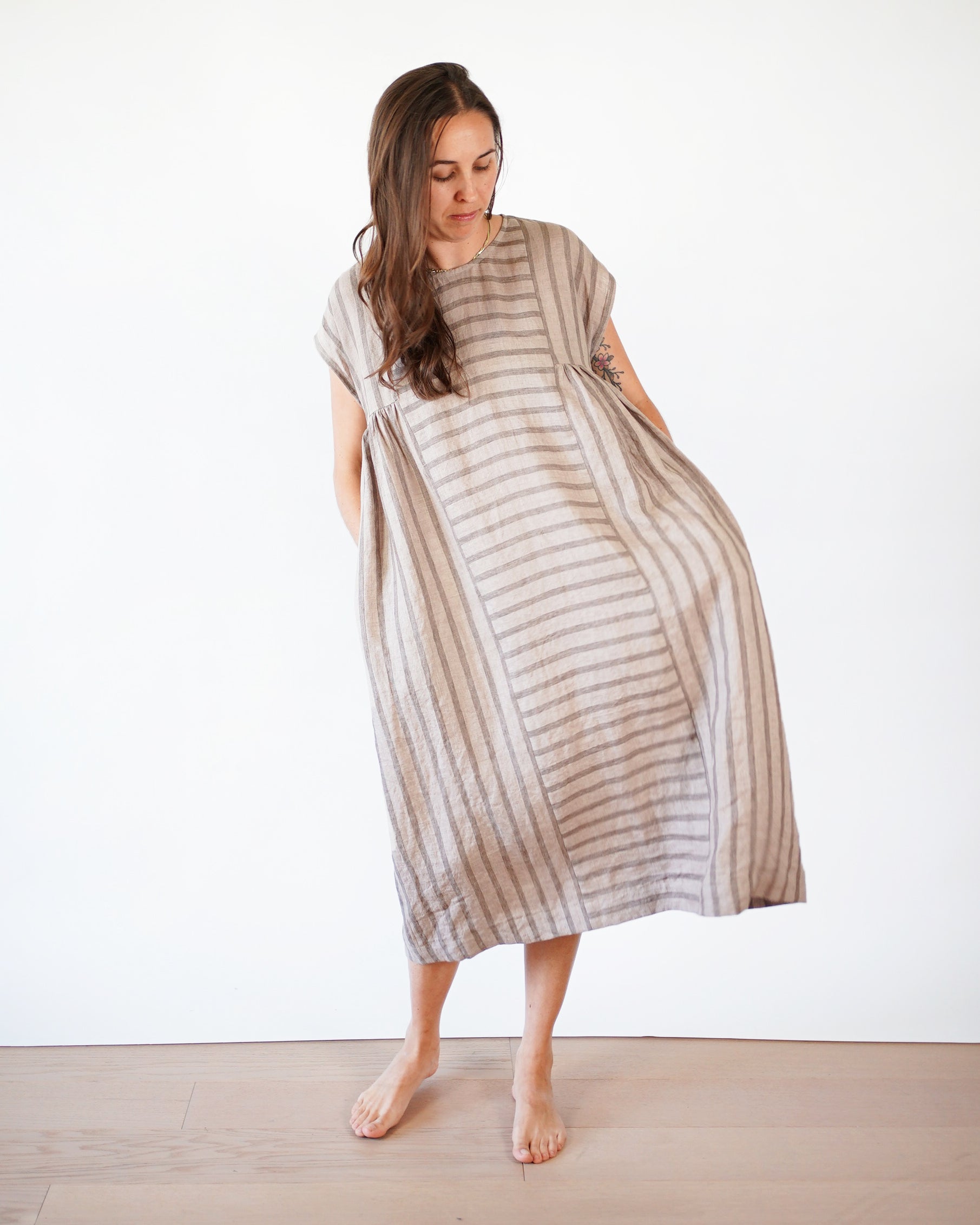Matchy Matchy Sewing Club - Collage Gather Dress - PDF and Printed Pattern