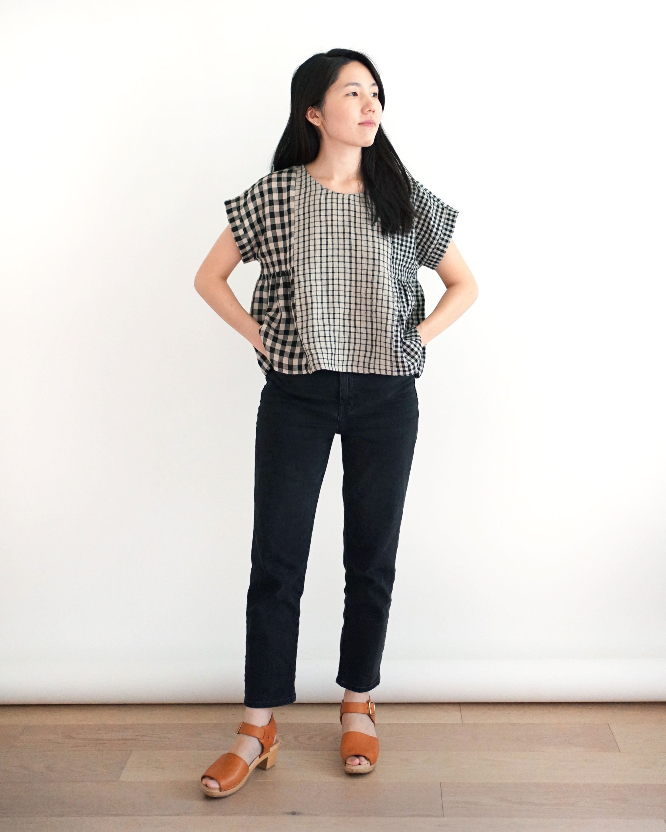 Matchy Matchy Sewing Club - Collage Gather Top - PDF and Printed Pattern