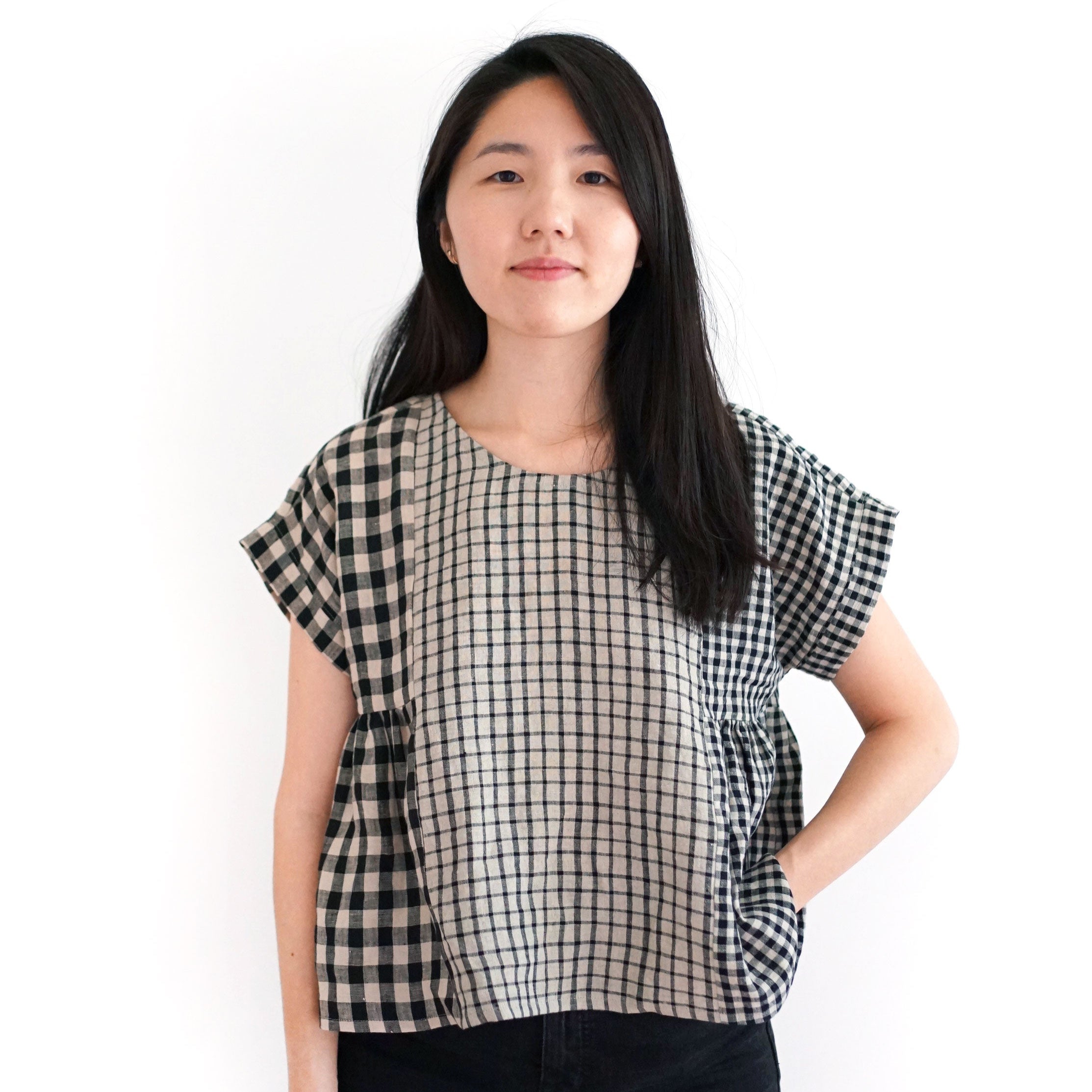 Matchy Matchy Sewing Club - Collage Gather Top - PDF and Printed Pattern
