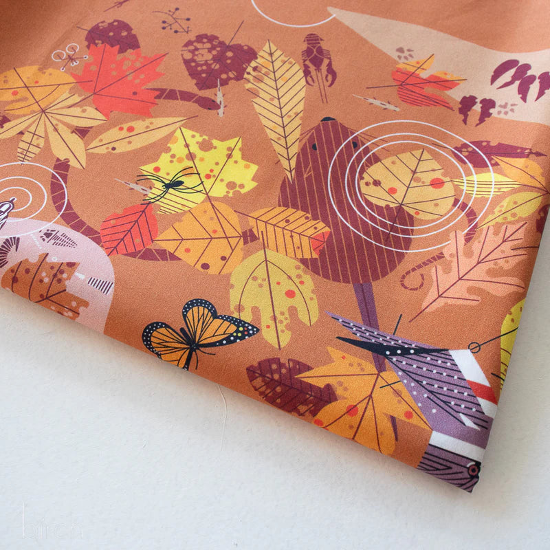 Birch Fabrics - Organic Cotton Poplin - Autumn