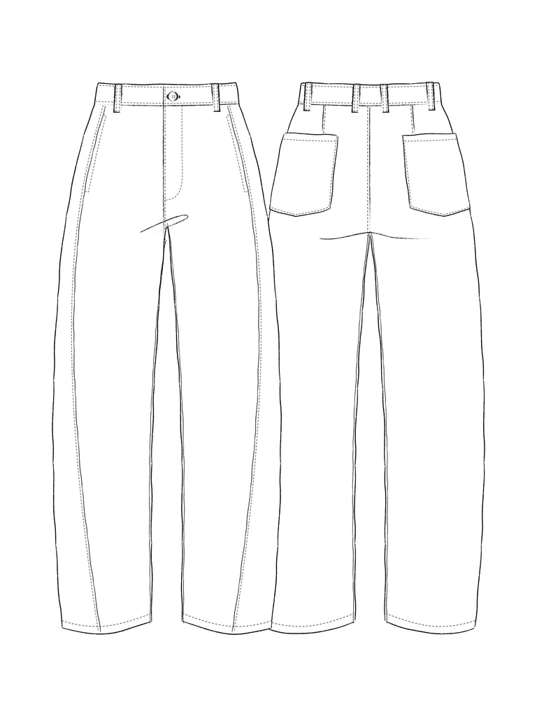 Daughter Judy - Coe Trouser - PDF and Printed Pattern