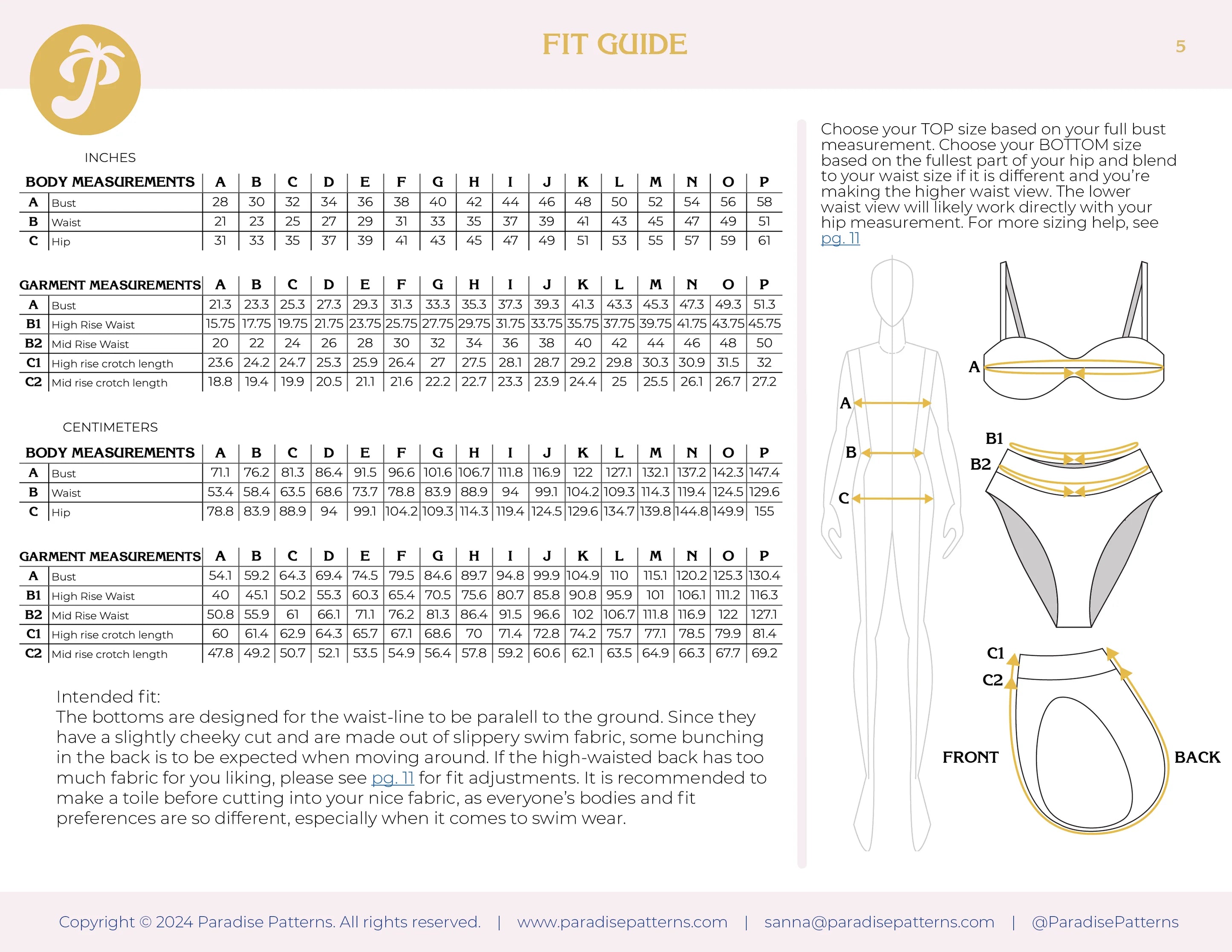 Paradise Patterns - Cowrie Kini - PDF and Printed Pattern