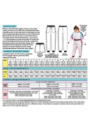 Tilly and the Buttons - Cece Joggers and Shorts