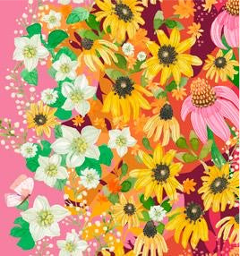 Moda - Superbloom - Wildflower Ombre - Jewel