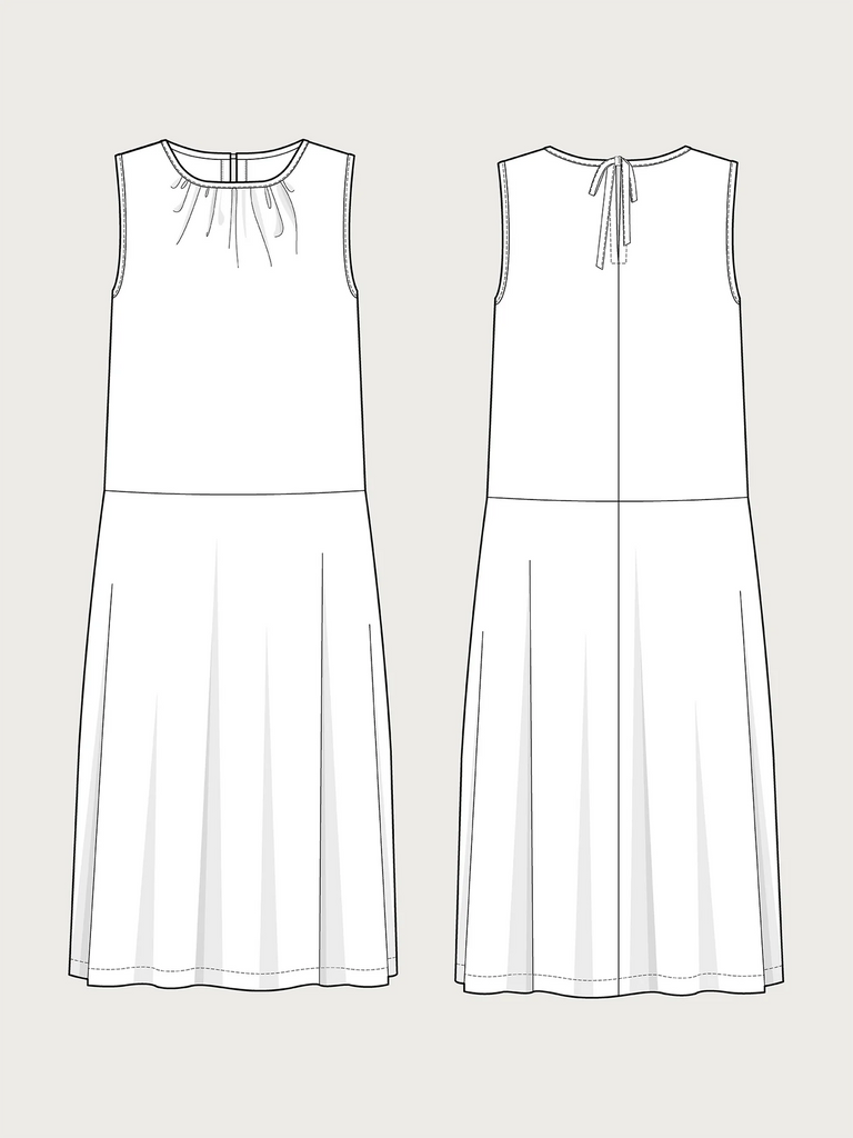 The Assembly Line - Drop-Waist Dress - Various Sizes